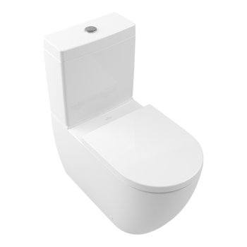 Vas WC pe pardoseală Villeroy & Boch Subway 3.0, TwistFlush, BTW, CeramicPlus, alb
